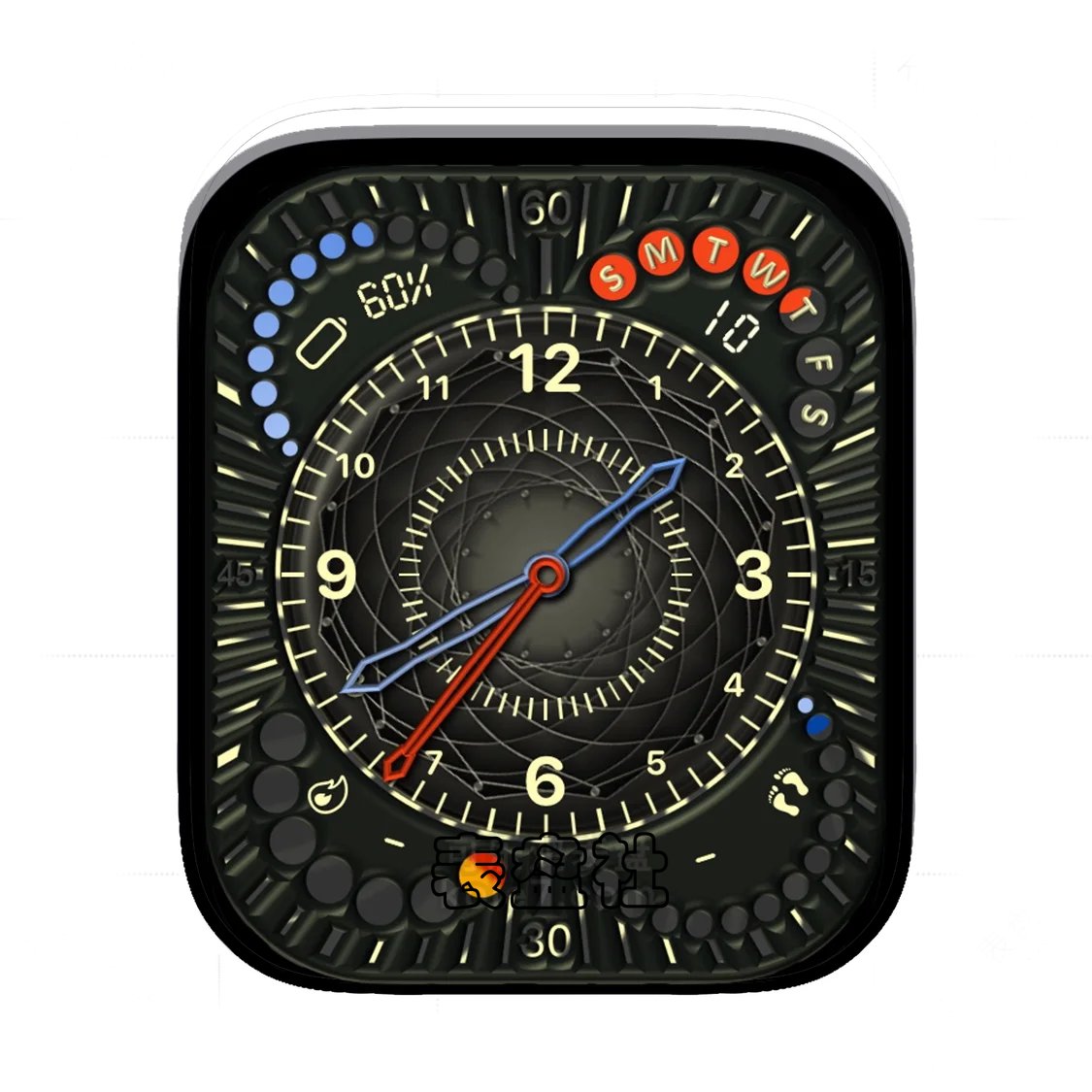 灰黑底复杂功能Ultra专用表盘