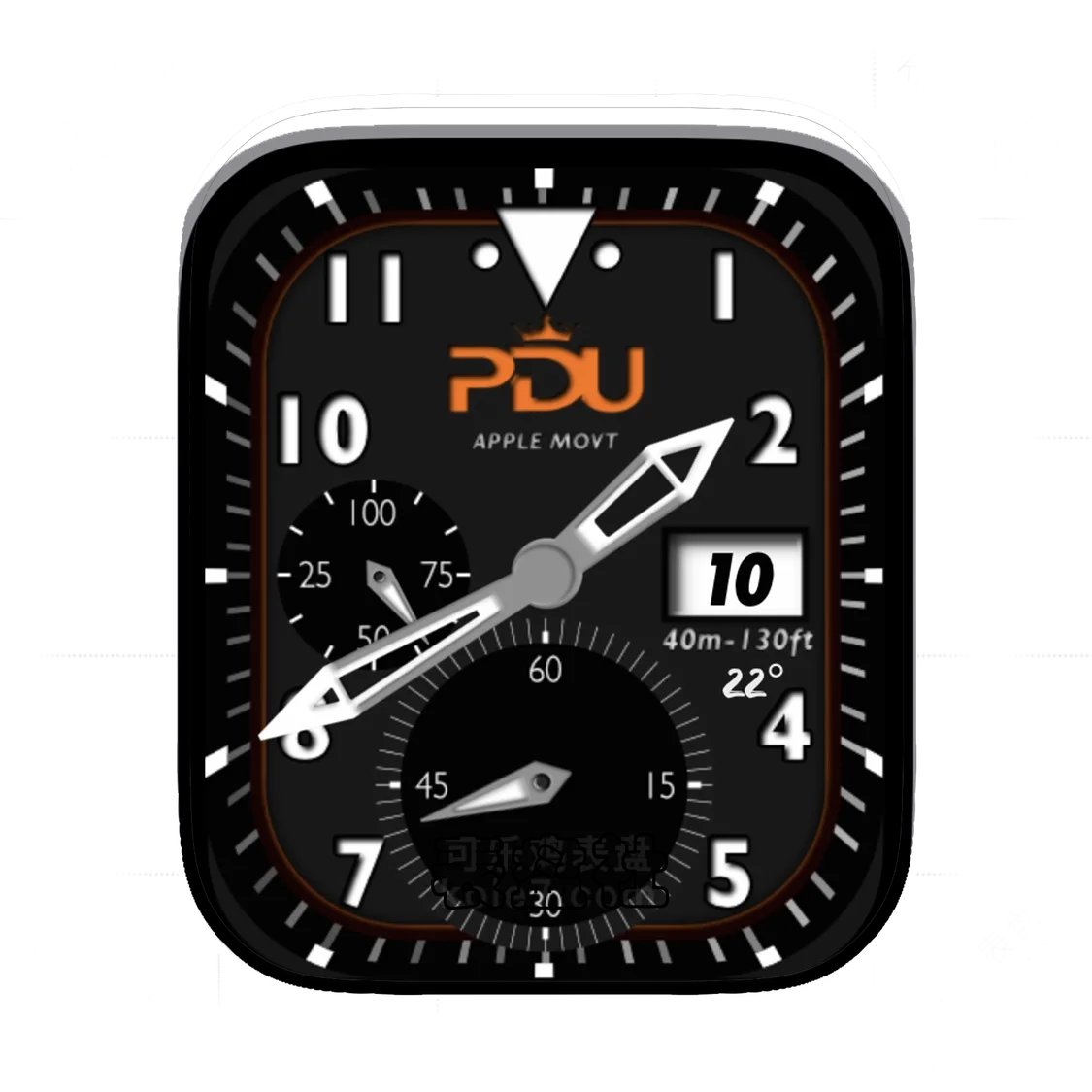 酷黑简约年历Ultra专用表盘