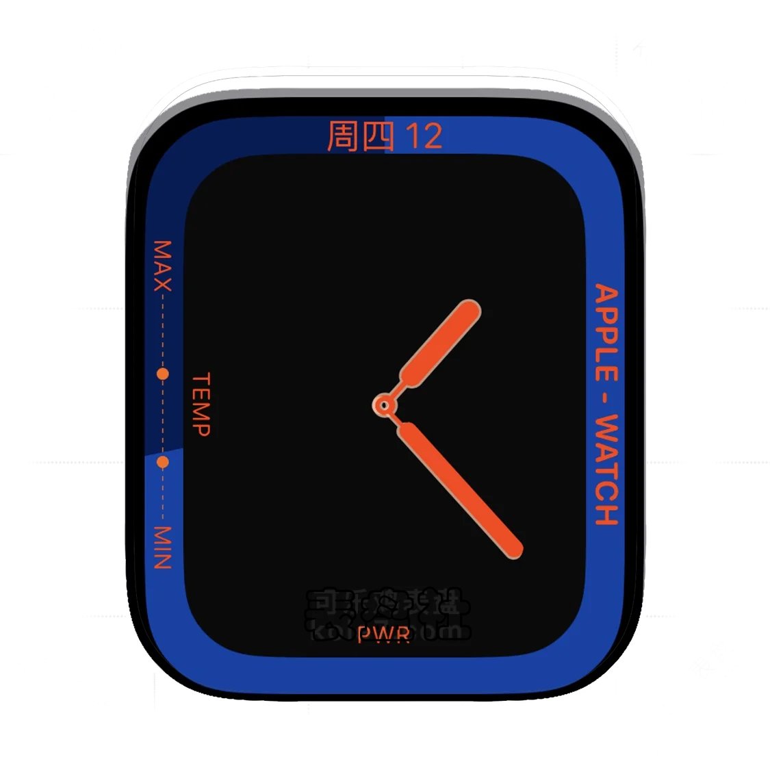 Apple苹果简约时分表盘