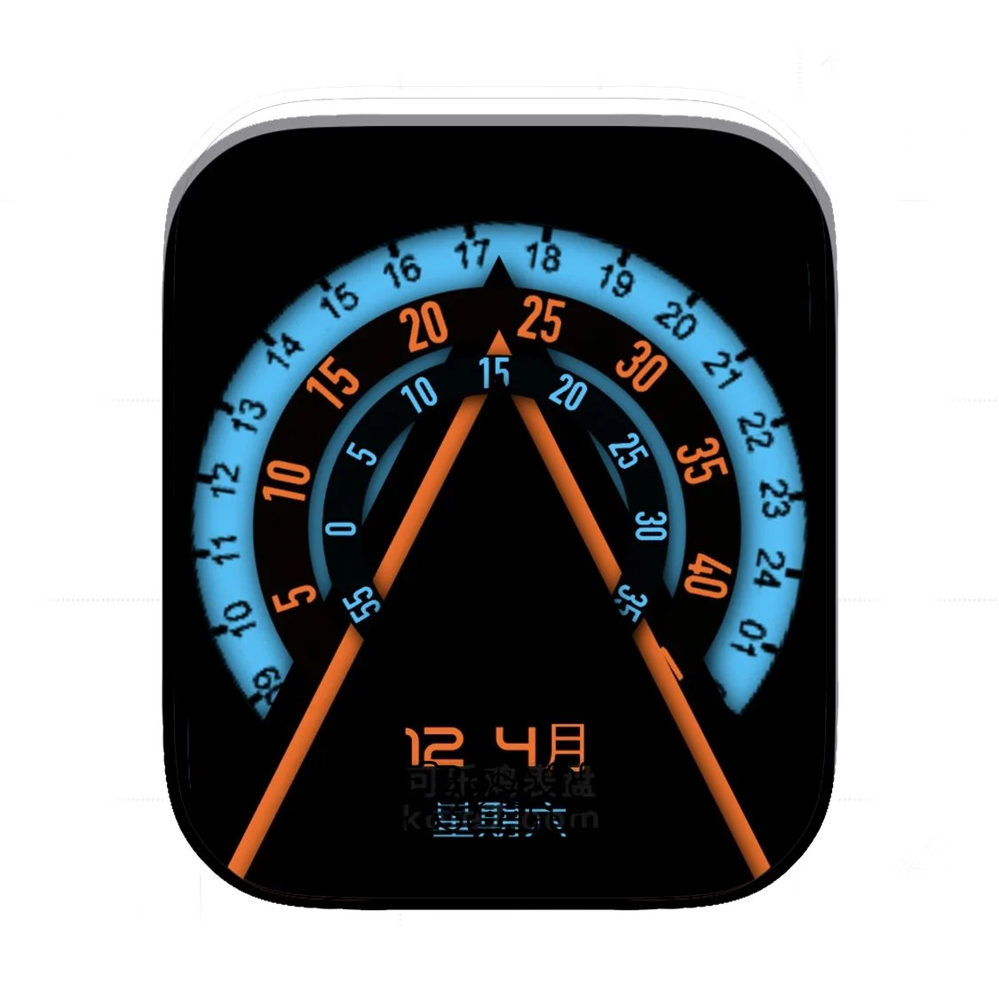 极简风格圆环表盘