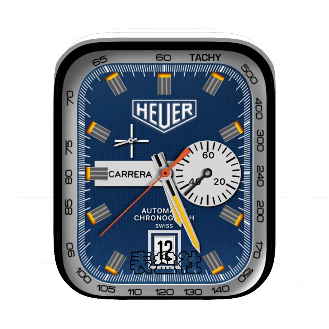 TAG HEUER泰格豪雅单盘式年历表盘