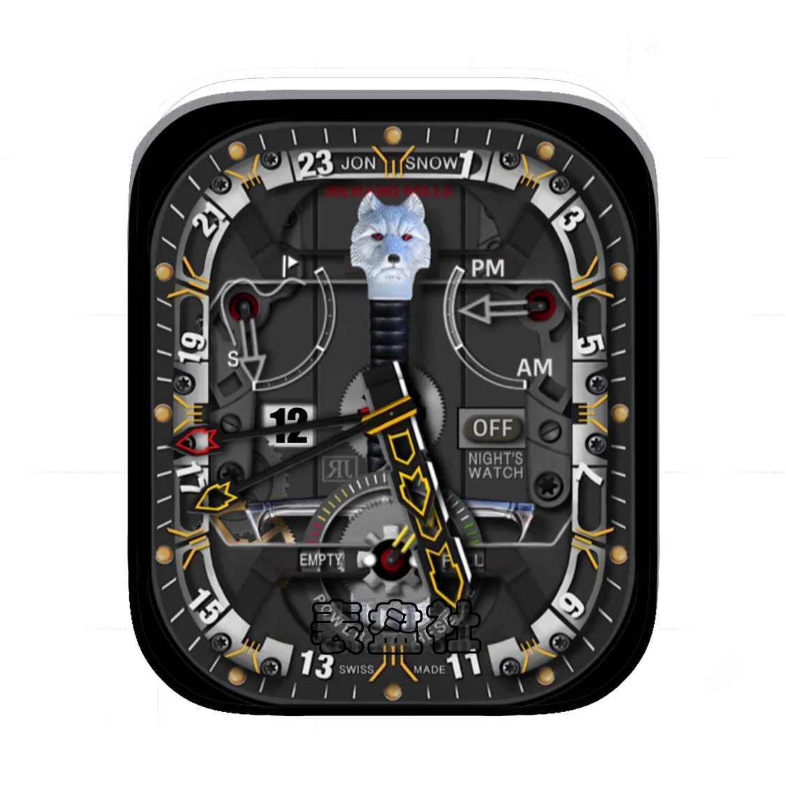 RICHARD MILLE理查德米勒酷黑机械质感Ultra专用表盘.clock&clock2 77719