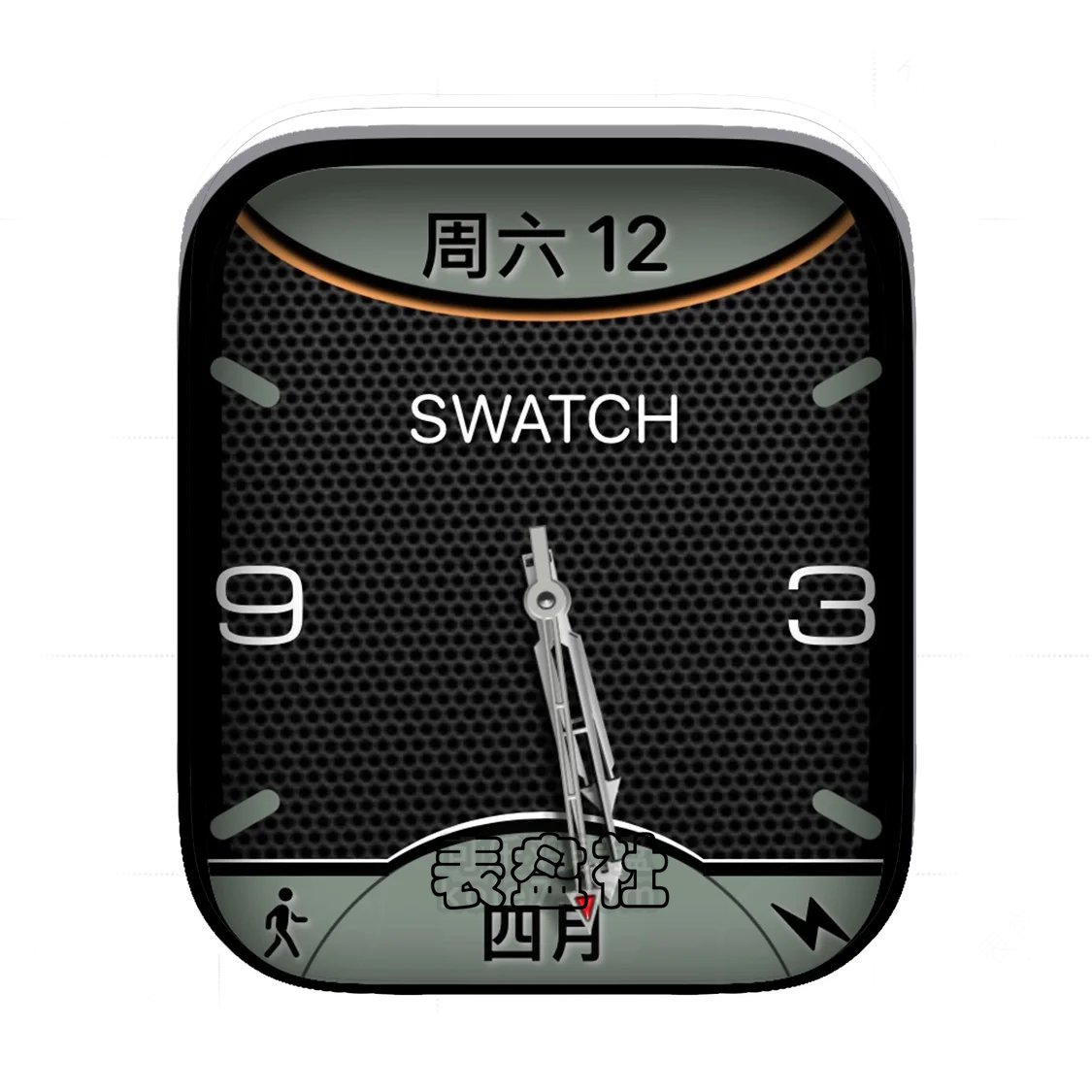 Swatch斯沃琪蜂窝孔简约数字表盘