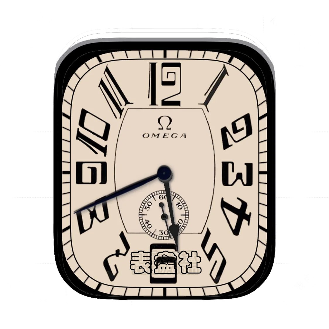 Omega欧米茄经典款灰底简约数字Ultra专用表盘