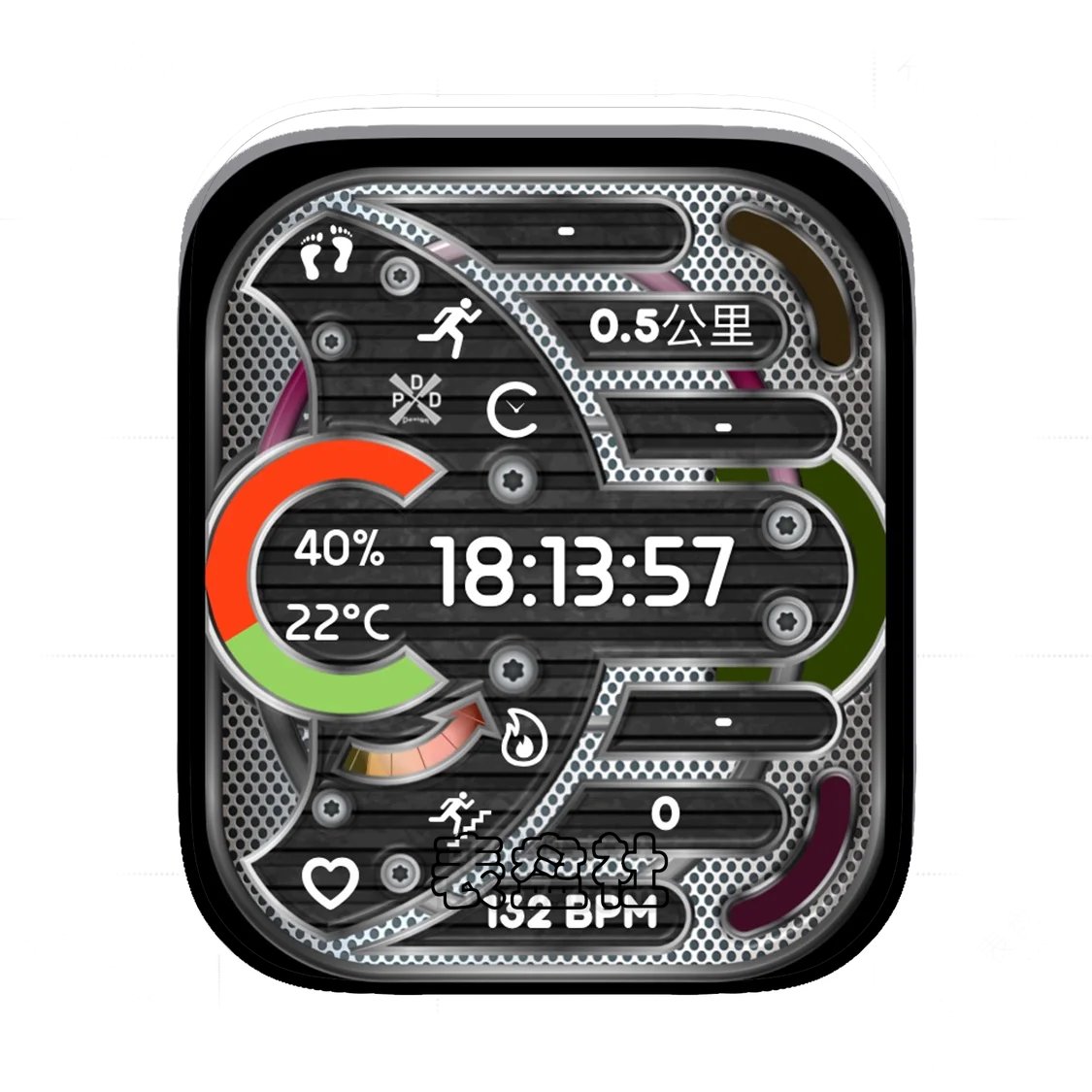 金属质感多功能显示Ultra专用表盘