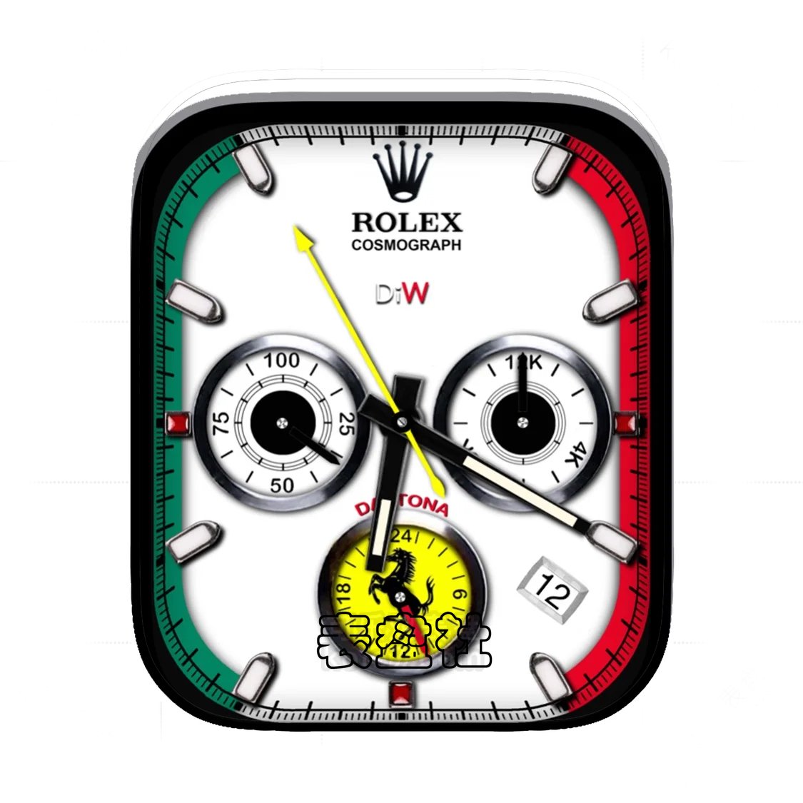 Rolex劳力士&法拉利炫酷三盘式年历Ultra专用表盘