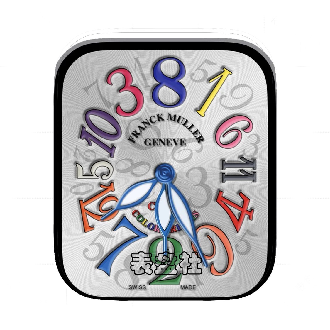Franck Muller法穆兰五彩数字表盘