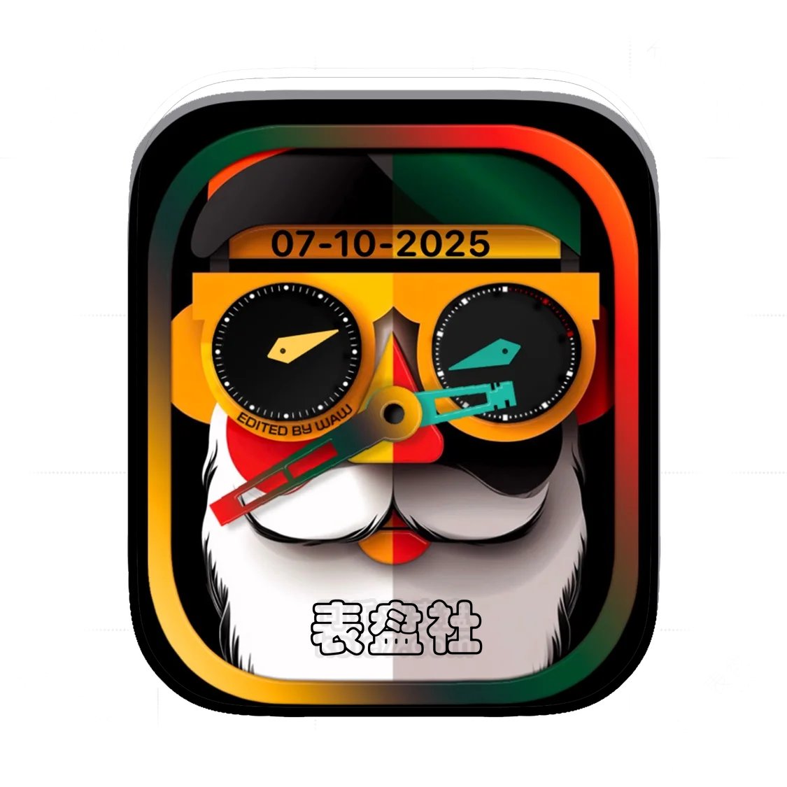 彩底人面简约Ultra专用表盘