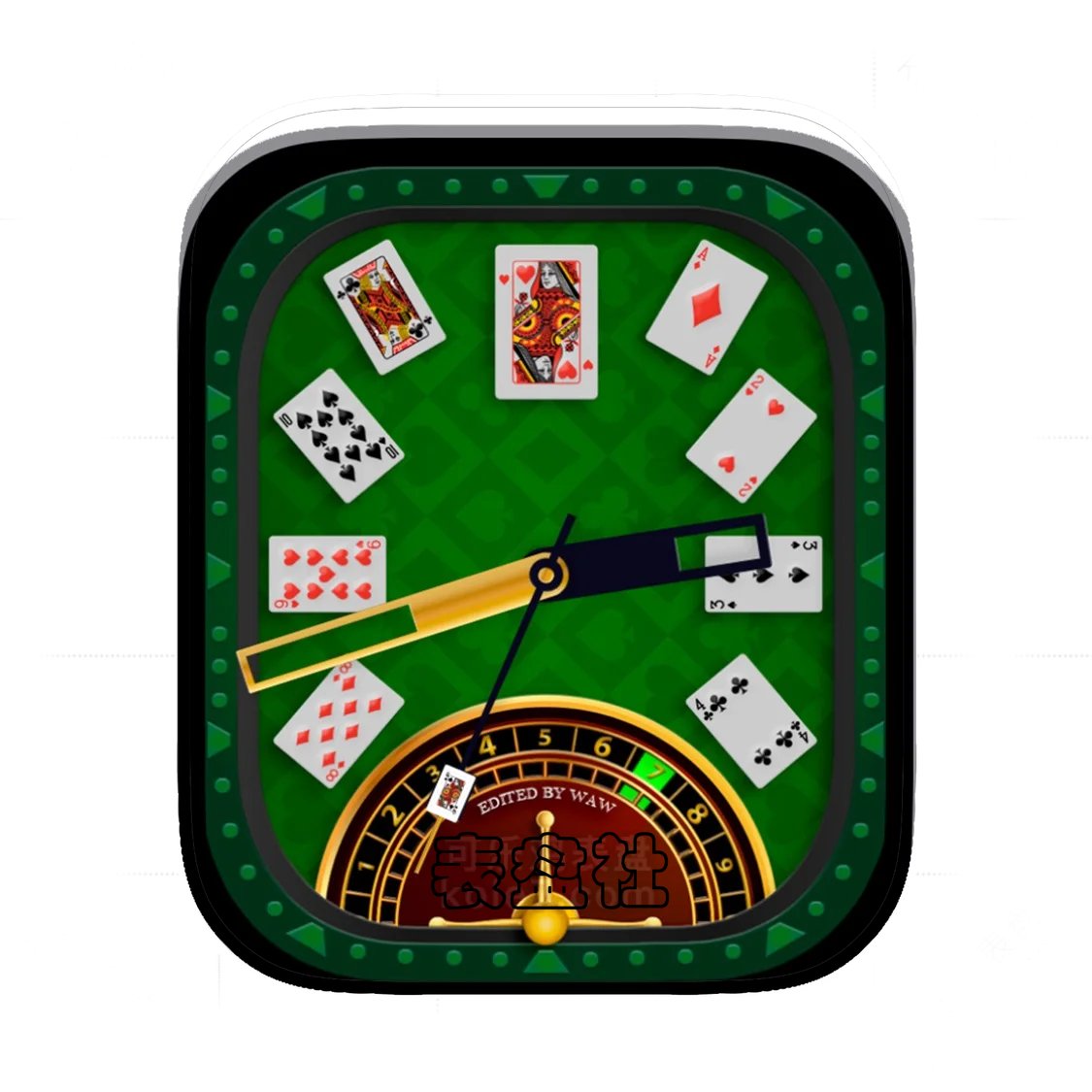 扑克牌简约数字Ultra专用表盘