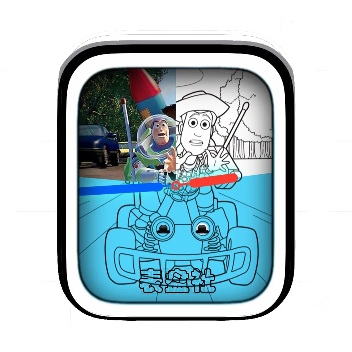 Toy Story 玩具故事火箭车简约表盘