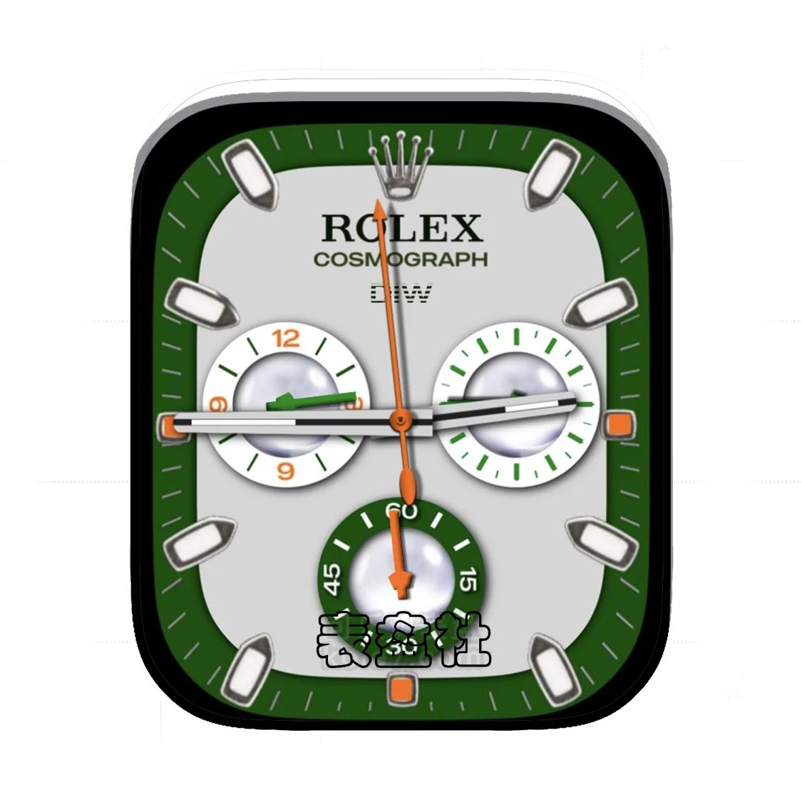 Rolex劳力士三盘式灰绿Ultra专用表盘