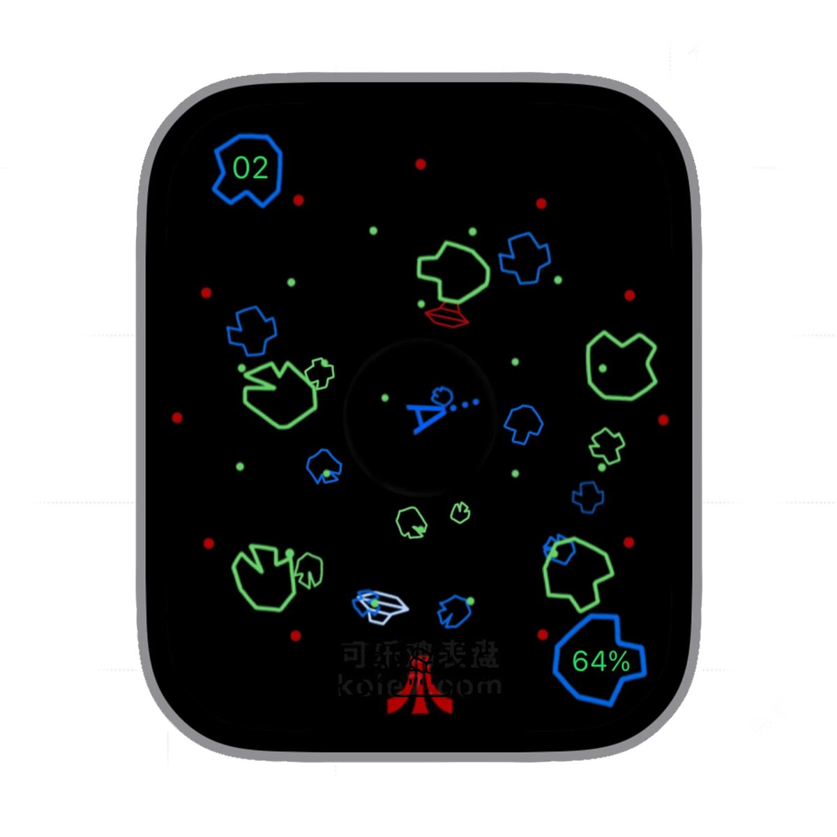 Asteroids无形小行星表盘