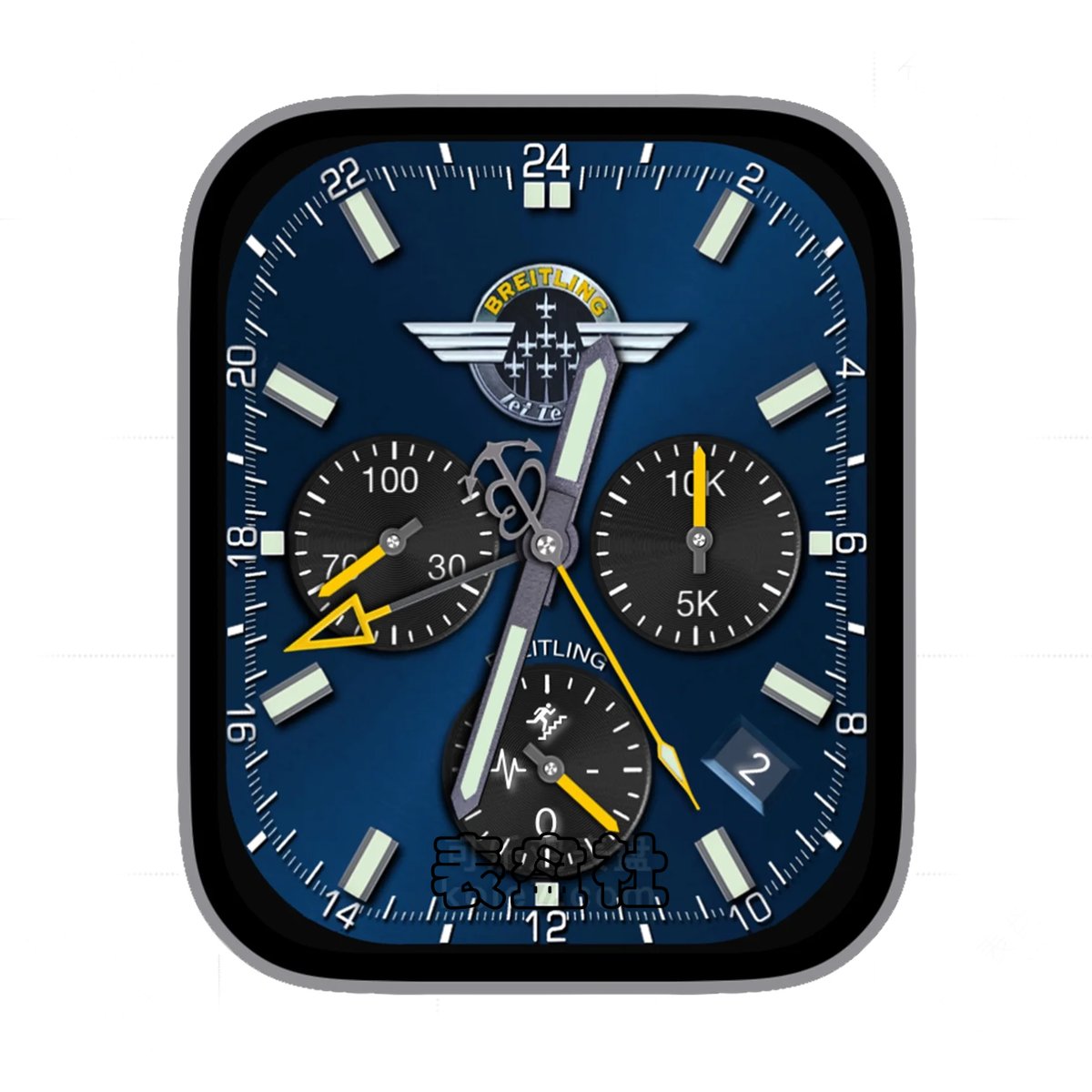 Breitling百年灵深蓝三盘式年历Ultra专用表盘