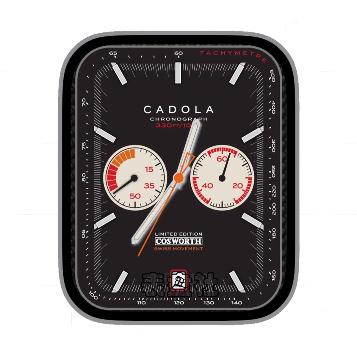 CADOLA卡多拉灰黑双盘式Ultra专用表盘