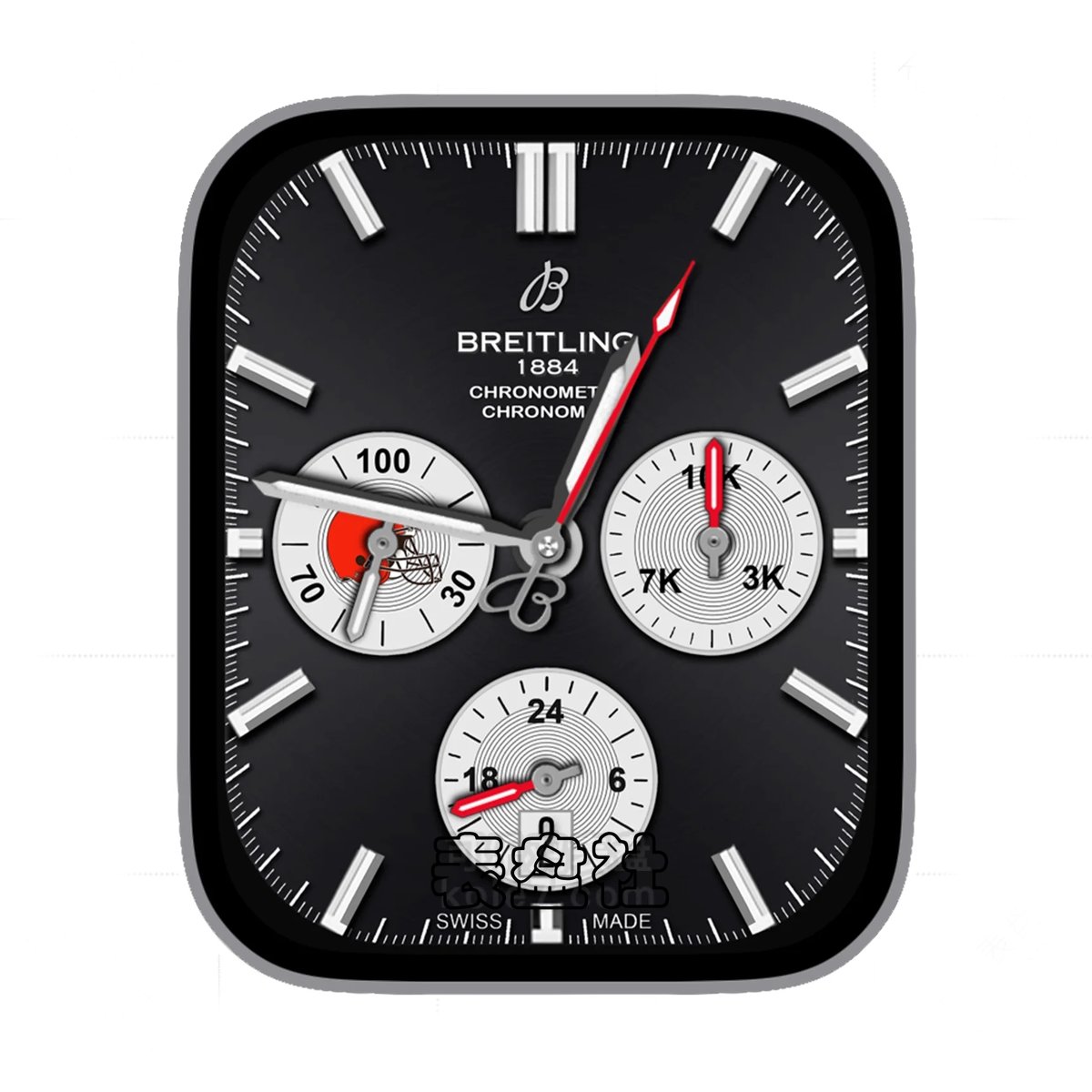 Breitling百年灵黑盘三盘式Ultra专用表盘