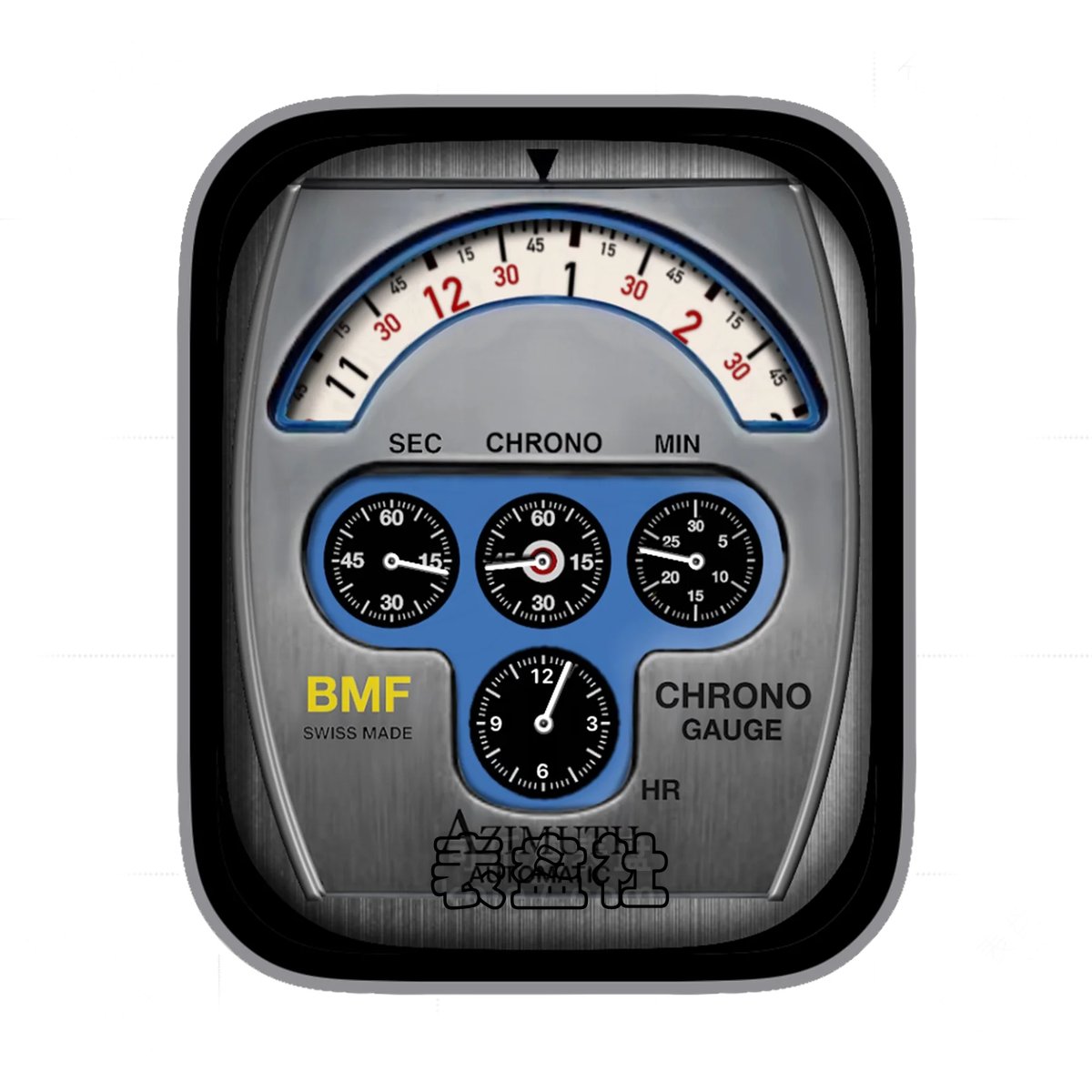 Azimuth阿兹姆金属拉丝Ultra专用表盘.clock&clock2 78634