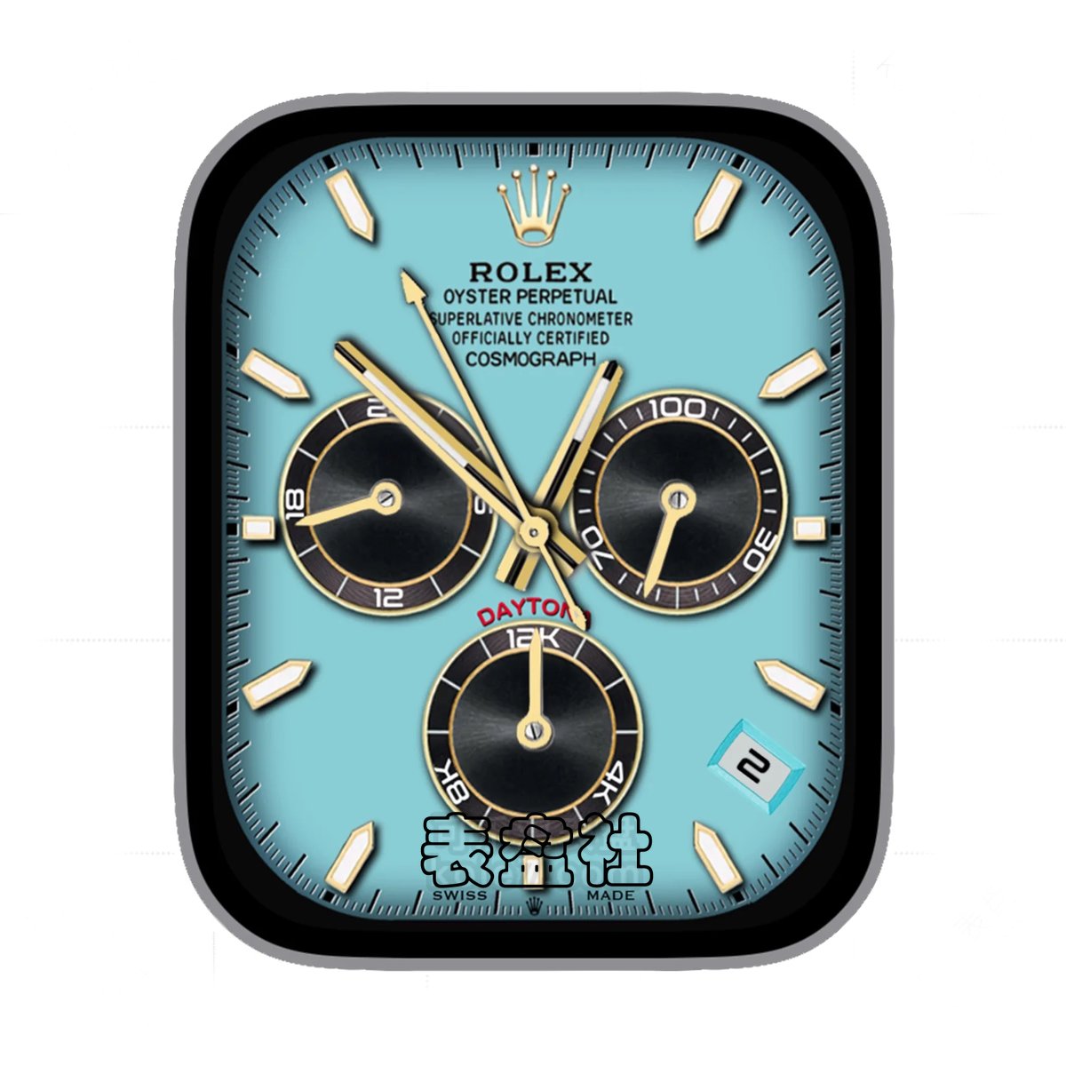 Rolex劳力士绿松石三盘式年历Ultra专用表盘