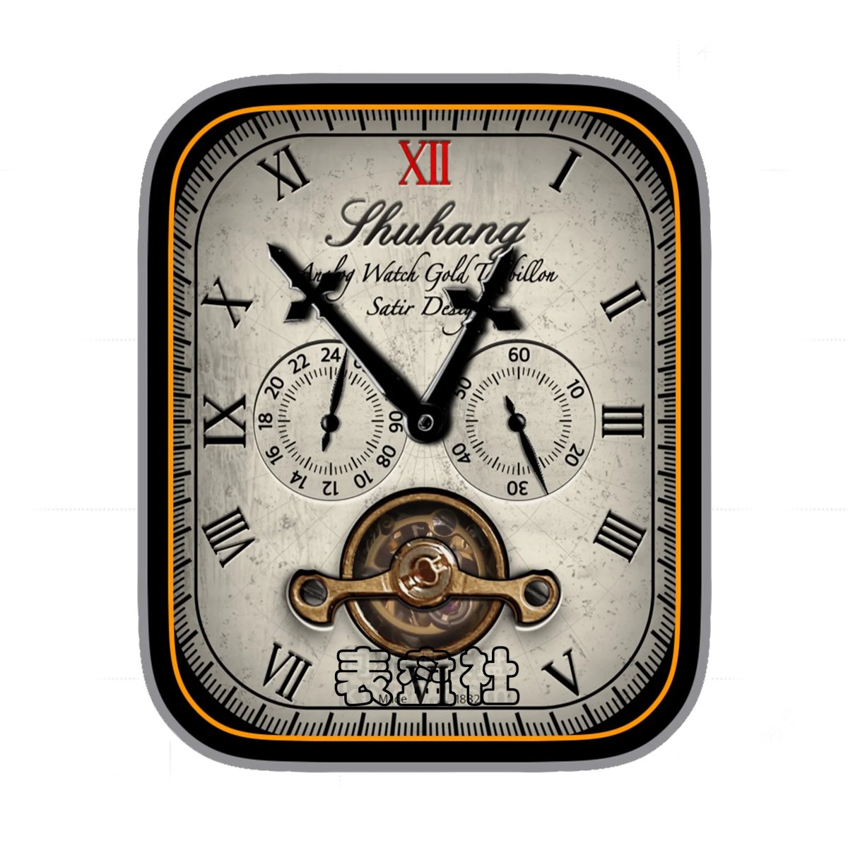 SHUHANG复古机械陀飞轮罗马数字Ultra专用表盘.clock&clock2 78718