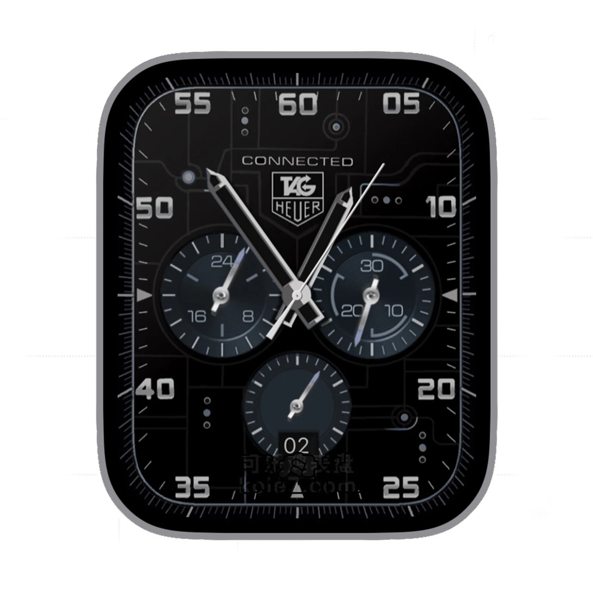 TAG HEUER泰格豪雅三盘式年历表盘