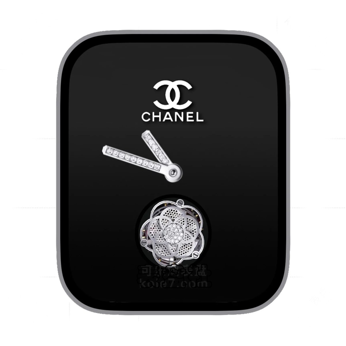 Chanel香奈儿极简浮动陀飞轮时分表盘.clock&clock2 78881