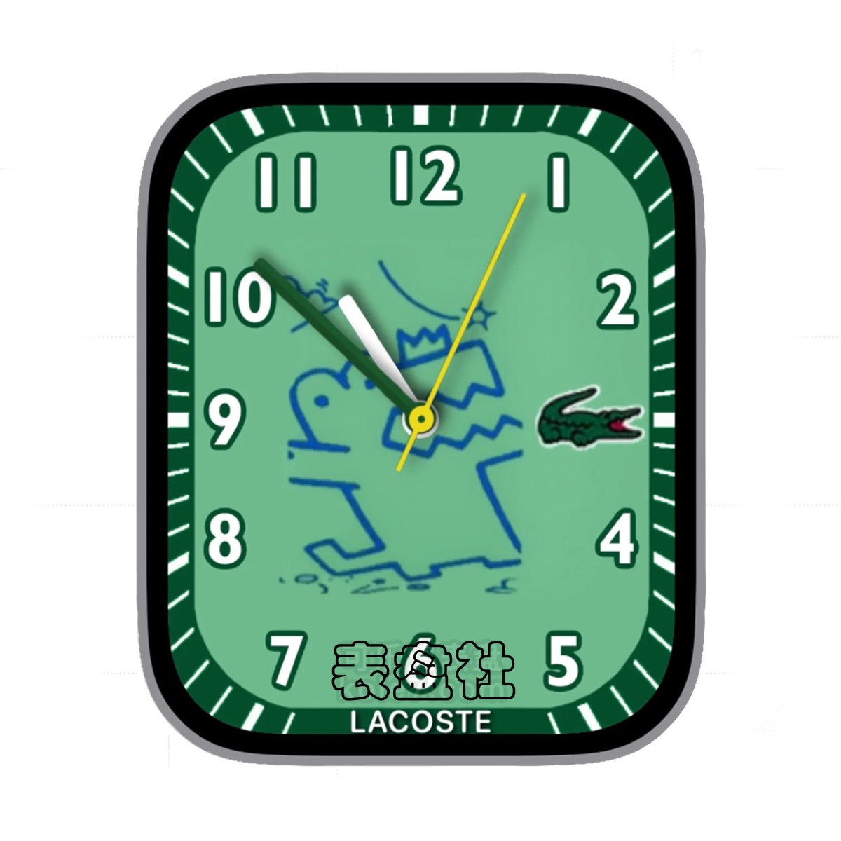 LACOSTE鳄鱼牌简约数字Ultra专用表盘.clock&clock2 78938