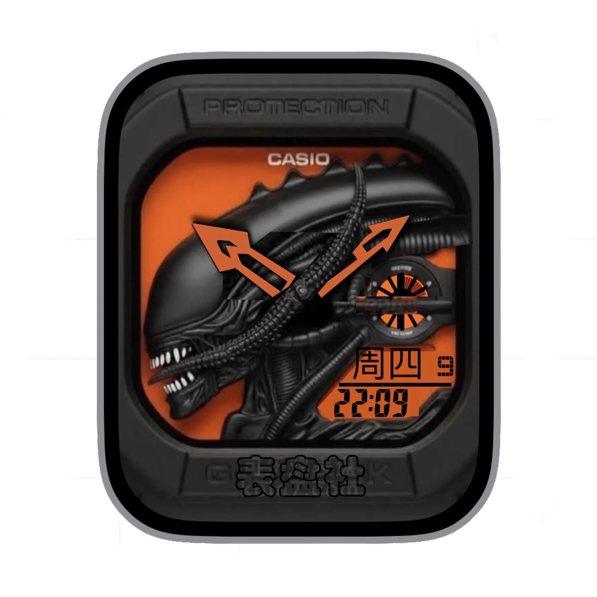 Casio卡西欧炫酷异形表盘.clock&clock2 79211