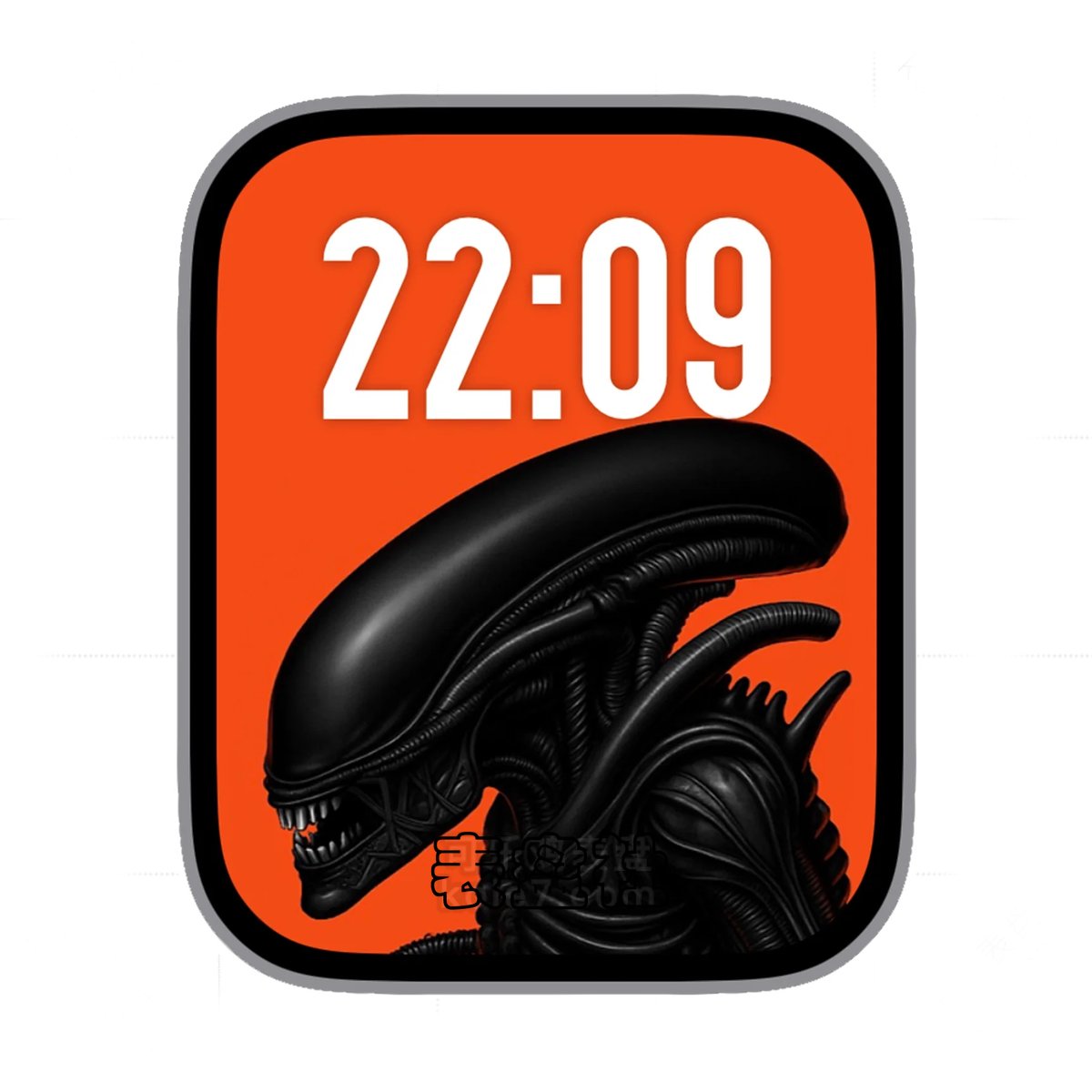 Alien炫酷异形简约数字系统表盘.watchface 79215