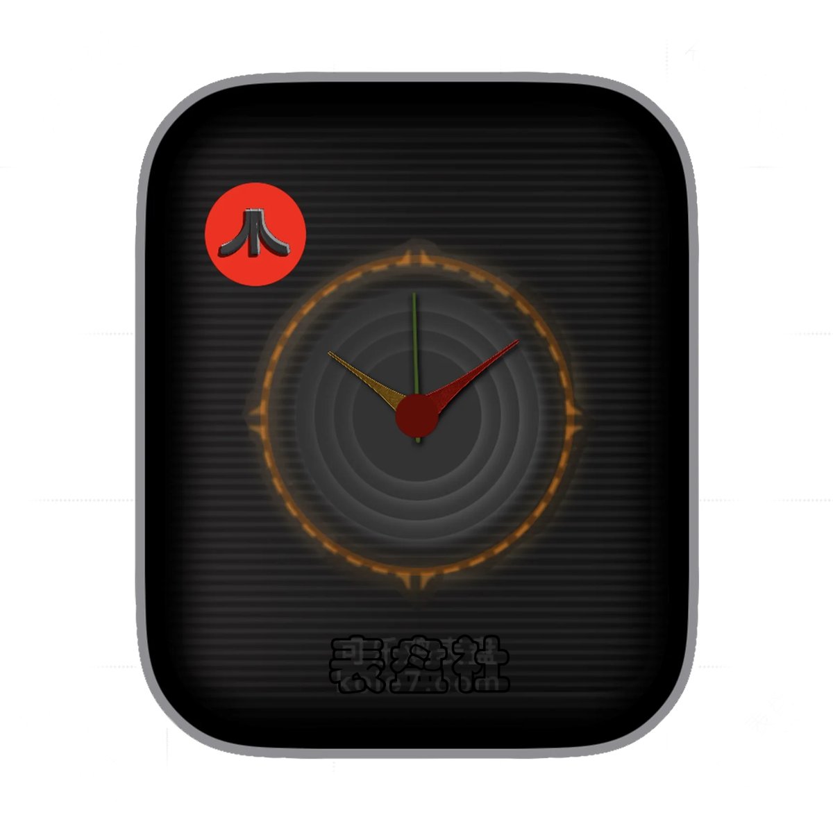 Atari雅达利游戏酷黑简约数字表盘.clock&clock2 79235