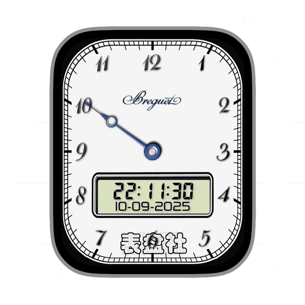 BREGUET宝玑白底简约数字ultra专用表盘.clock&clock2 79271