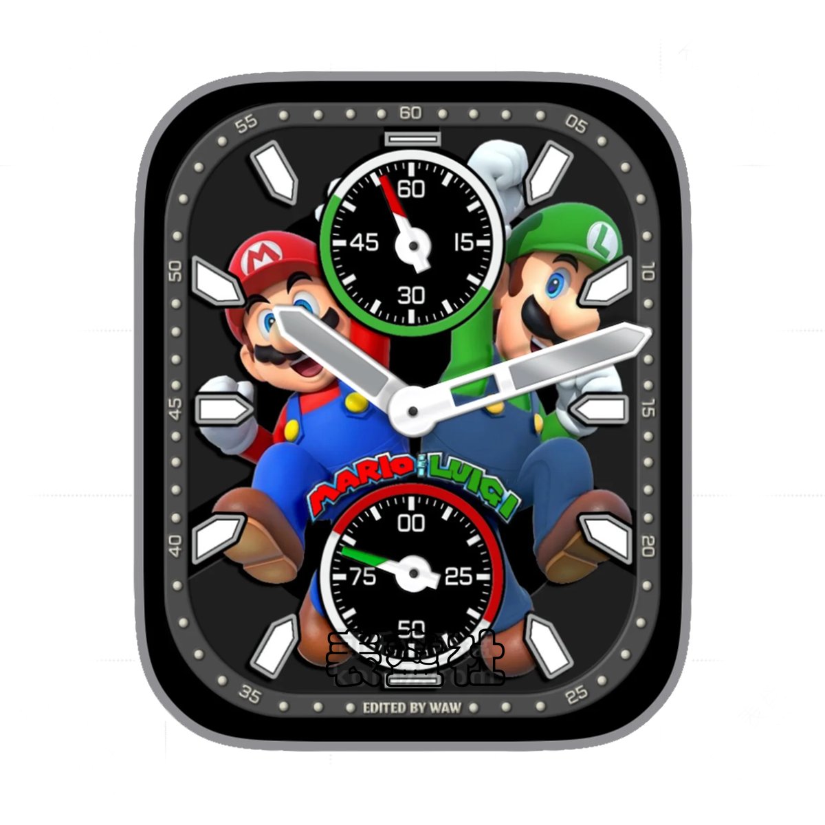 Surpermarlokart超级玛丽之马里奥双盘式ultra专用表盘.clock&clock2 79307