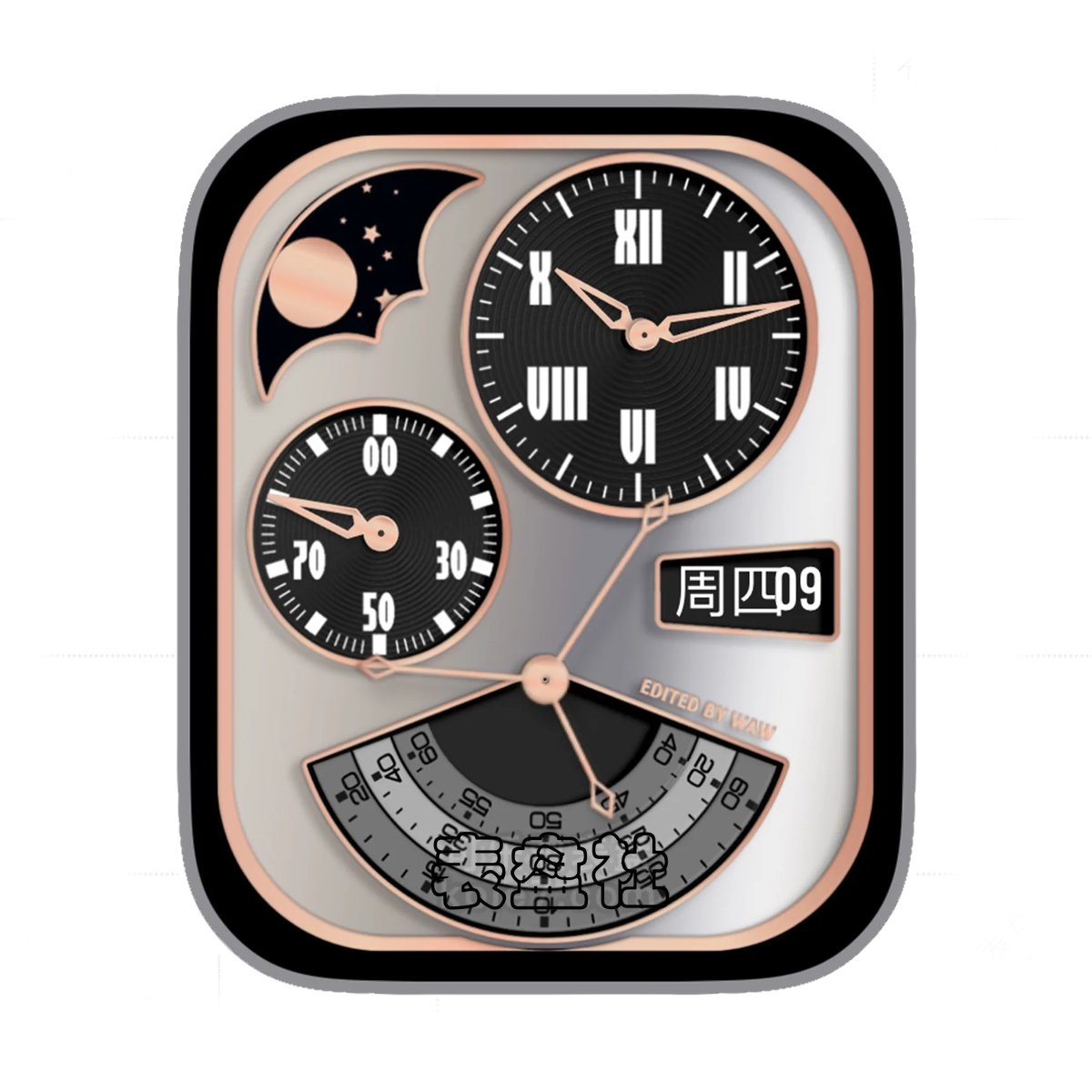 三盘式ultra专用表盘.clock&clock2 79323