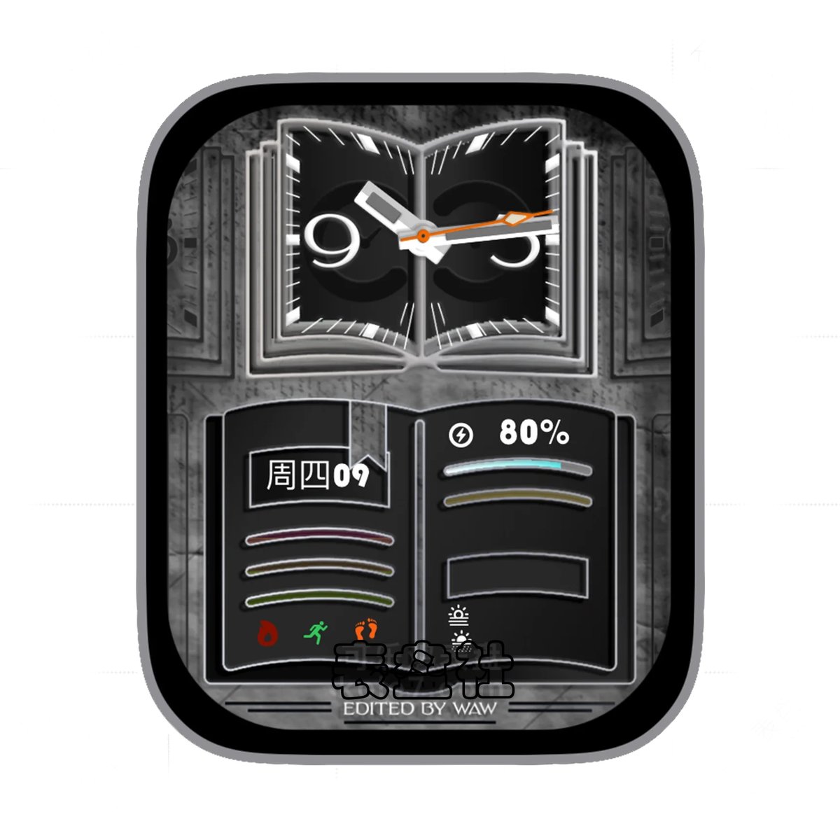 翻页ultra专用表盘.clock&clock2 79335