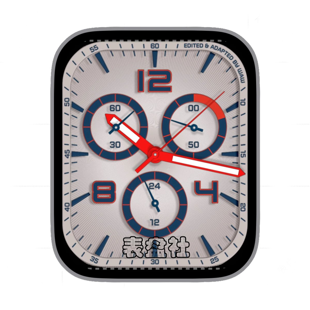 炫酷三盘式ultra专用表盘.clock&clock2 79387