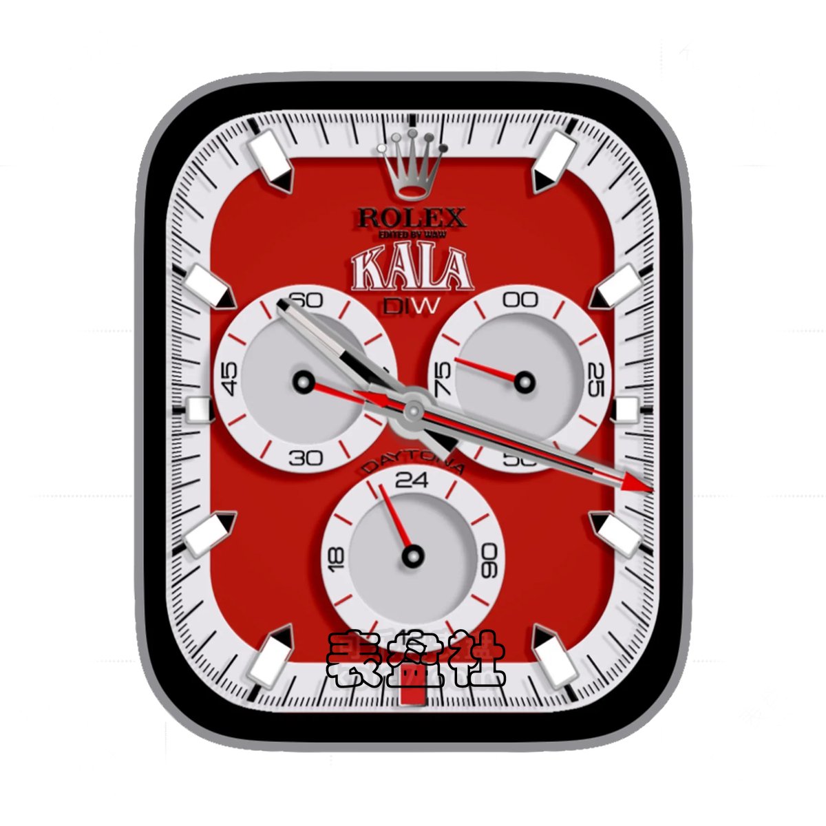 Rolex劳力士三盘式红底简约ultra专用表盘.clock&clock2 79399