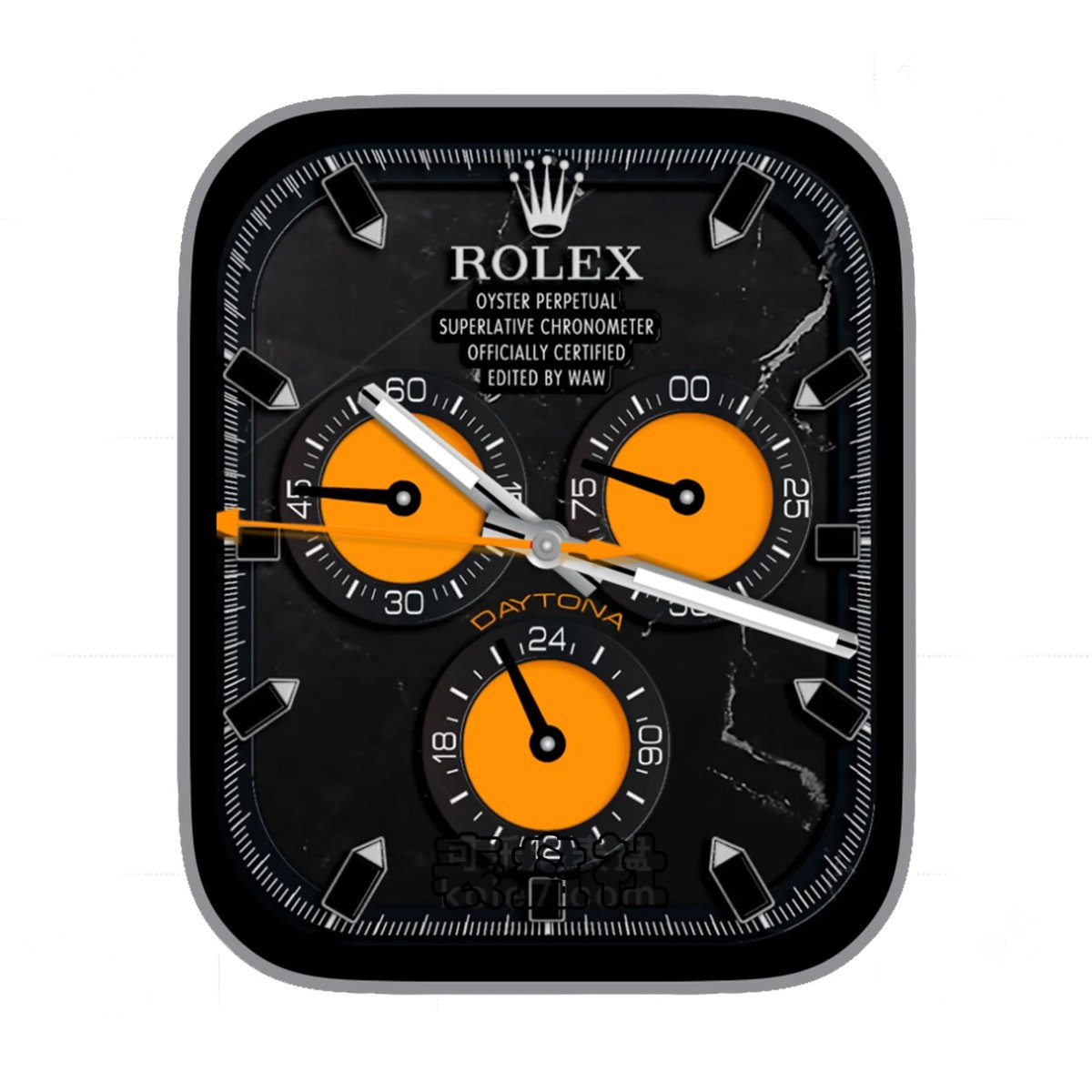 Rolex劳力士高级酷黑三盘式ultra专用表盘.clock&clock2 79407