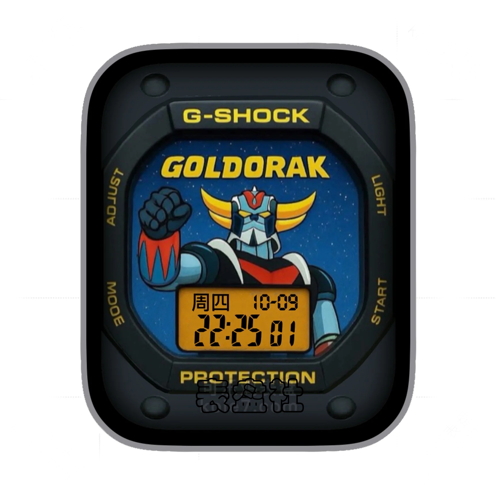 Casio卡西欧古连泰沙电子数字ultra专用表盘.clock&clock2 79467