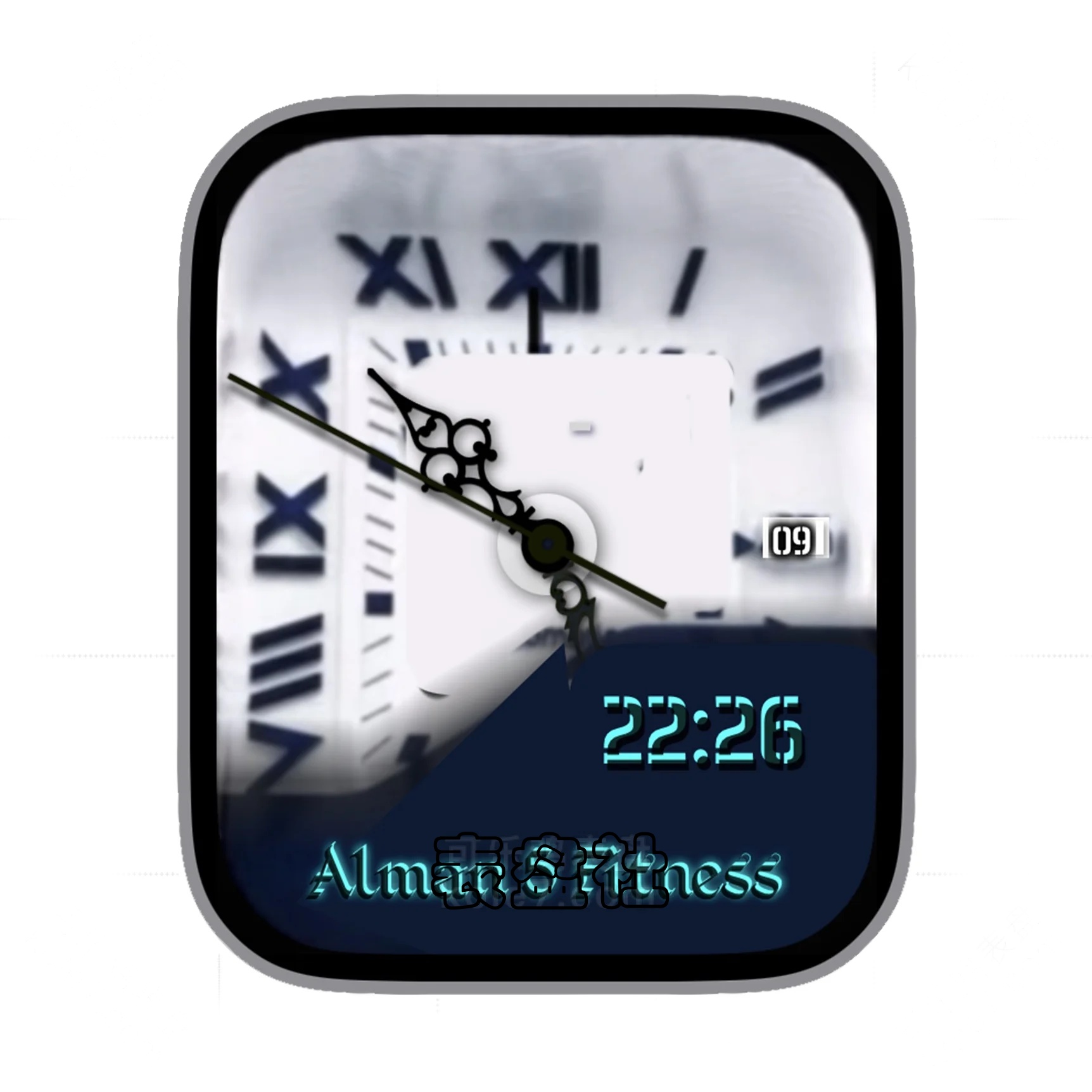简约罗马数字ultra专用表盘.clock&clock2 79507