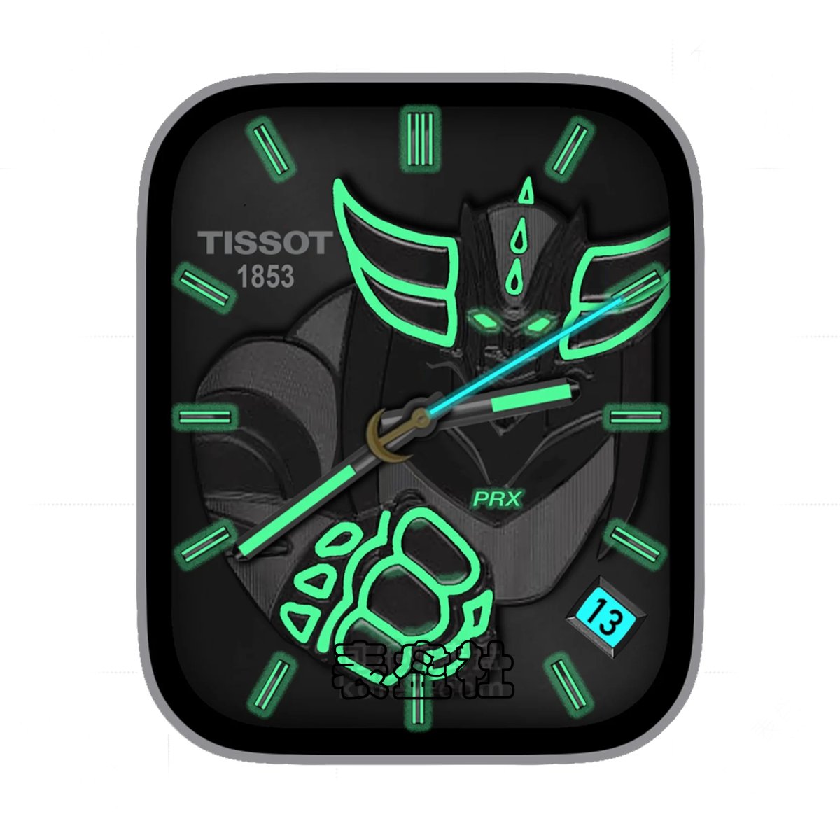 Tissot天梭PRX Powermatic 80 UFO机器人古连泰沙特别夜光版ultra专用表盘.clock&clock2 79879