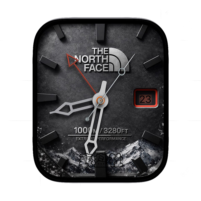 The North Face 北面简约指针表盘
