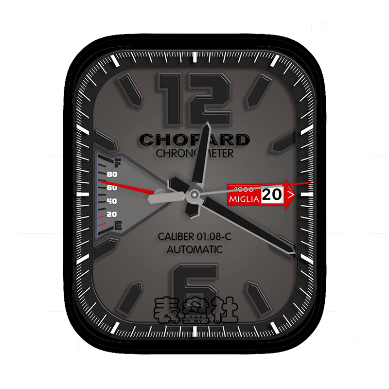 Chopard 数字指针表盘