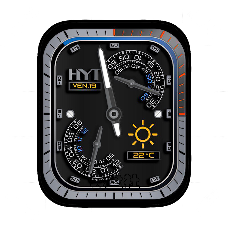 机械风数字指针表盘