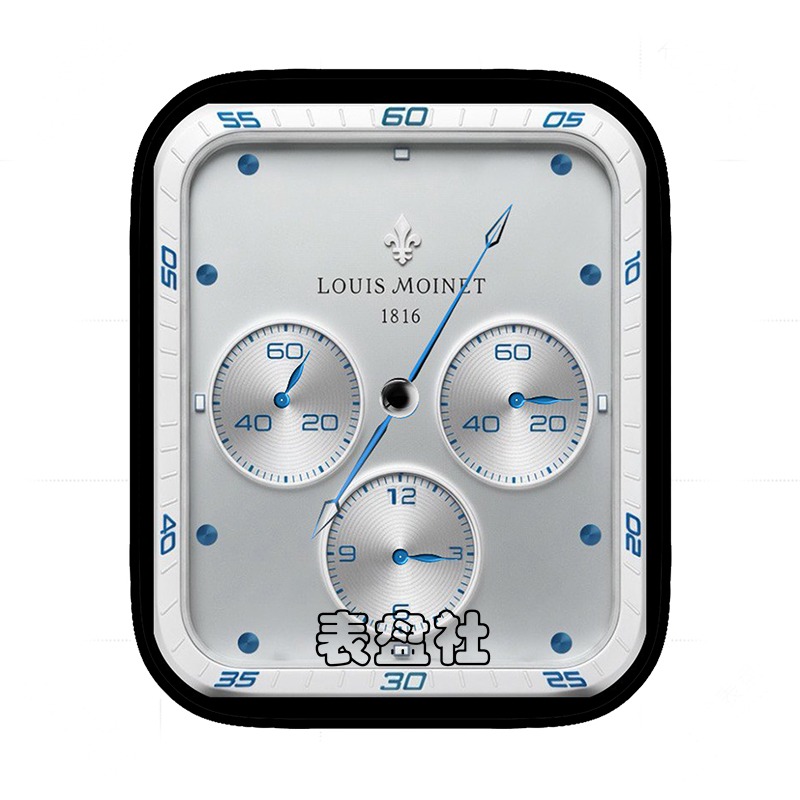 路易莫奈特Louis Moinet 简约数字指针表盘