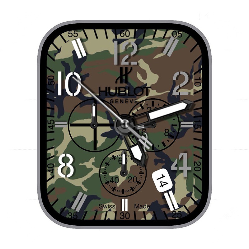 Hublot宇舶迷彩风简约表盘
