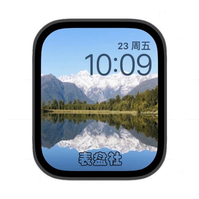 山水苹果手表iwatch壁纸表盘