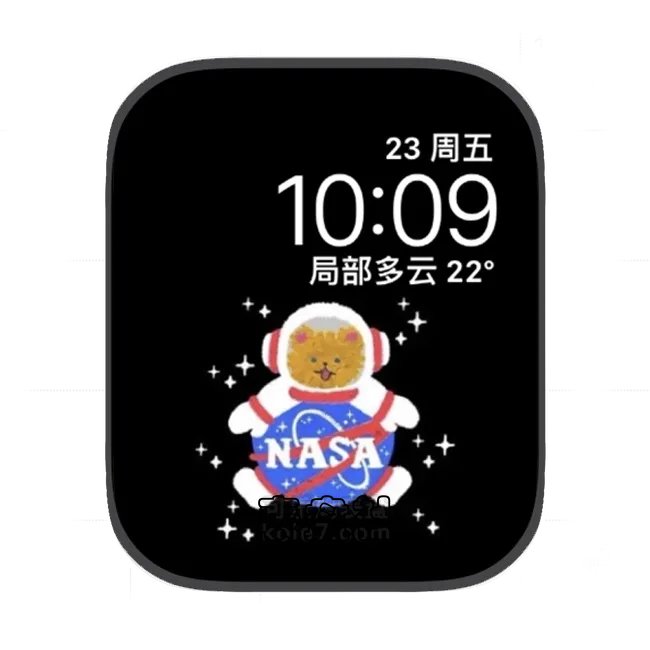 插画苹果手表iwatch壁纸表盘