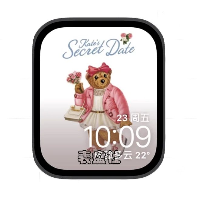 路易威登熊苹果手表iwatch壁纸表盘