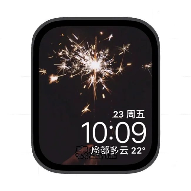 烟花苹果手表iwatch壁纸表盘