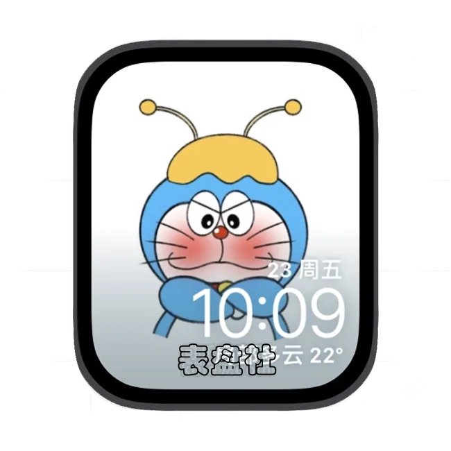 小蚂蚁多啦梦苹果手表iwatch壁纸表盘