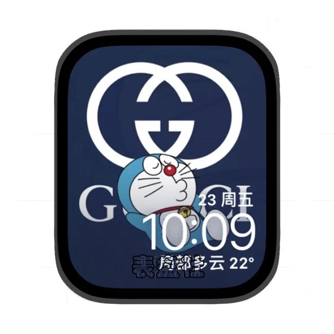 古驰多啦梦苹果手表iwatch壁纸表盘
