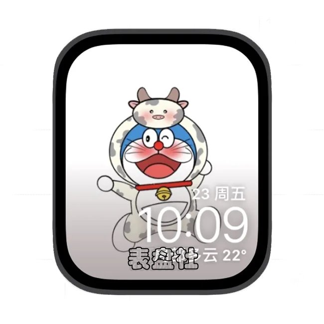 多啦梦苹果手表iwatch壁纸表盘